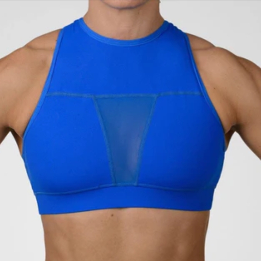 Blue Women's Sports Bra